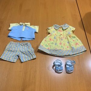 American Girl Bitty Twins Matching Outfits